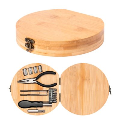 Set de Herramientas en Caja de Bambú