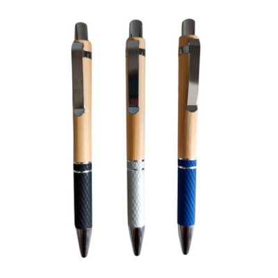 Lapicero Bambú Metal