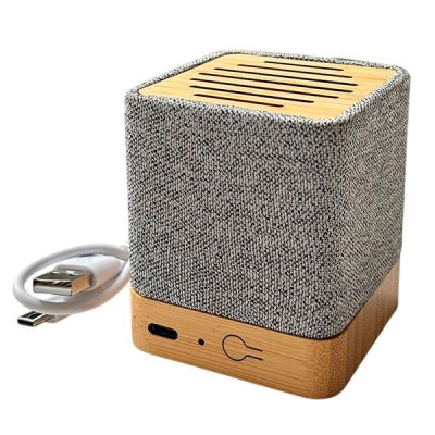 Parlante bambú texturizado