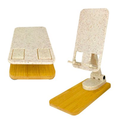 Porta celular fibra bambú