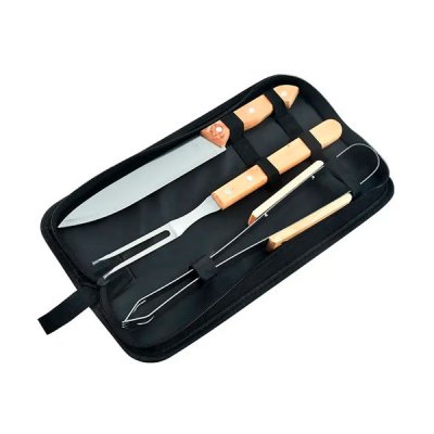 Set de parrilla mango madera