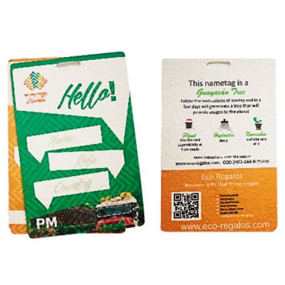 Credencial de Papel Semilla