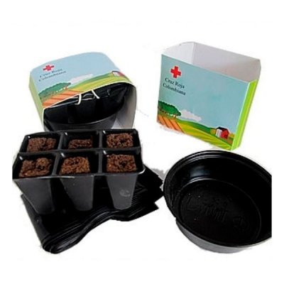 Kit Mini Huerto con empaque Publicitario