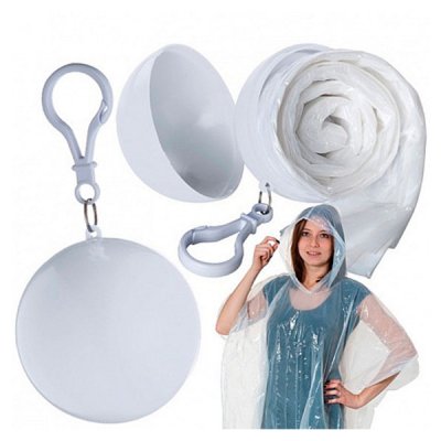 Llavero con impermeable pegable