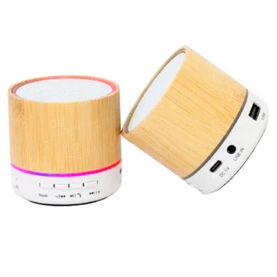 Parlante Bluetooth Bambú 03