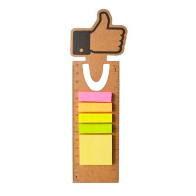 Separador libros con post it like