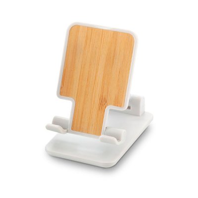 Soporte Porta celular bambú