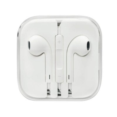 Audifono blanco cuadrado